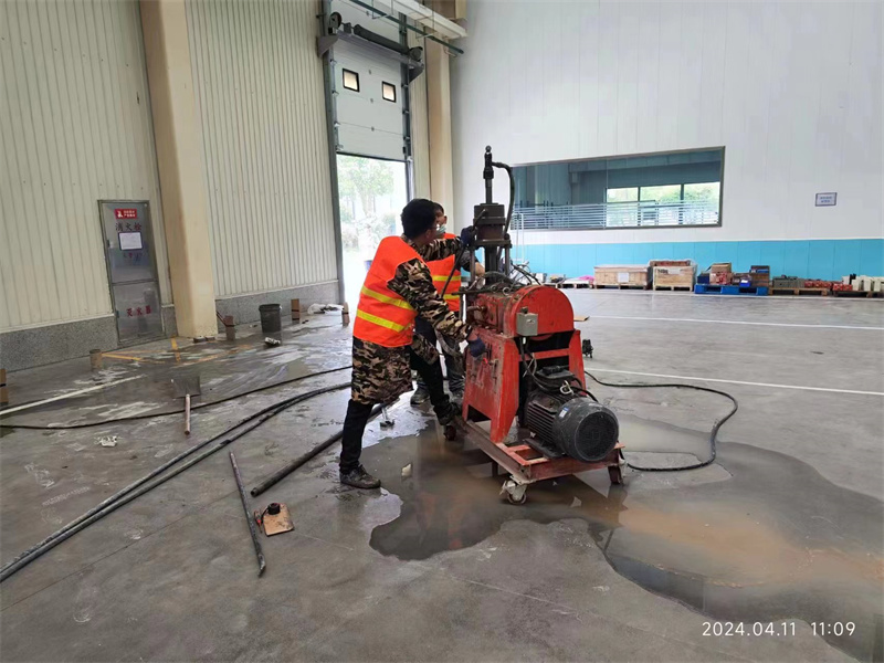 汪清厂房地面下沉塌陷注浆加固施工